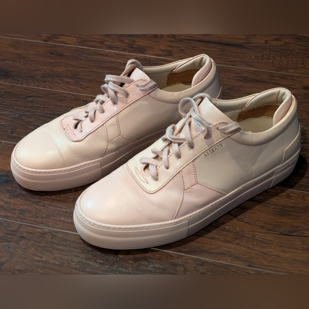 Axel Arigato sz.10 Leather Platform Sneaker Pink/Blush - Picture 2 of 14